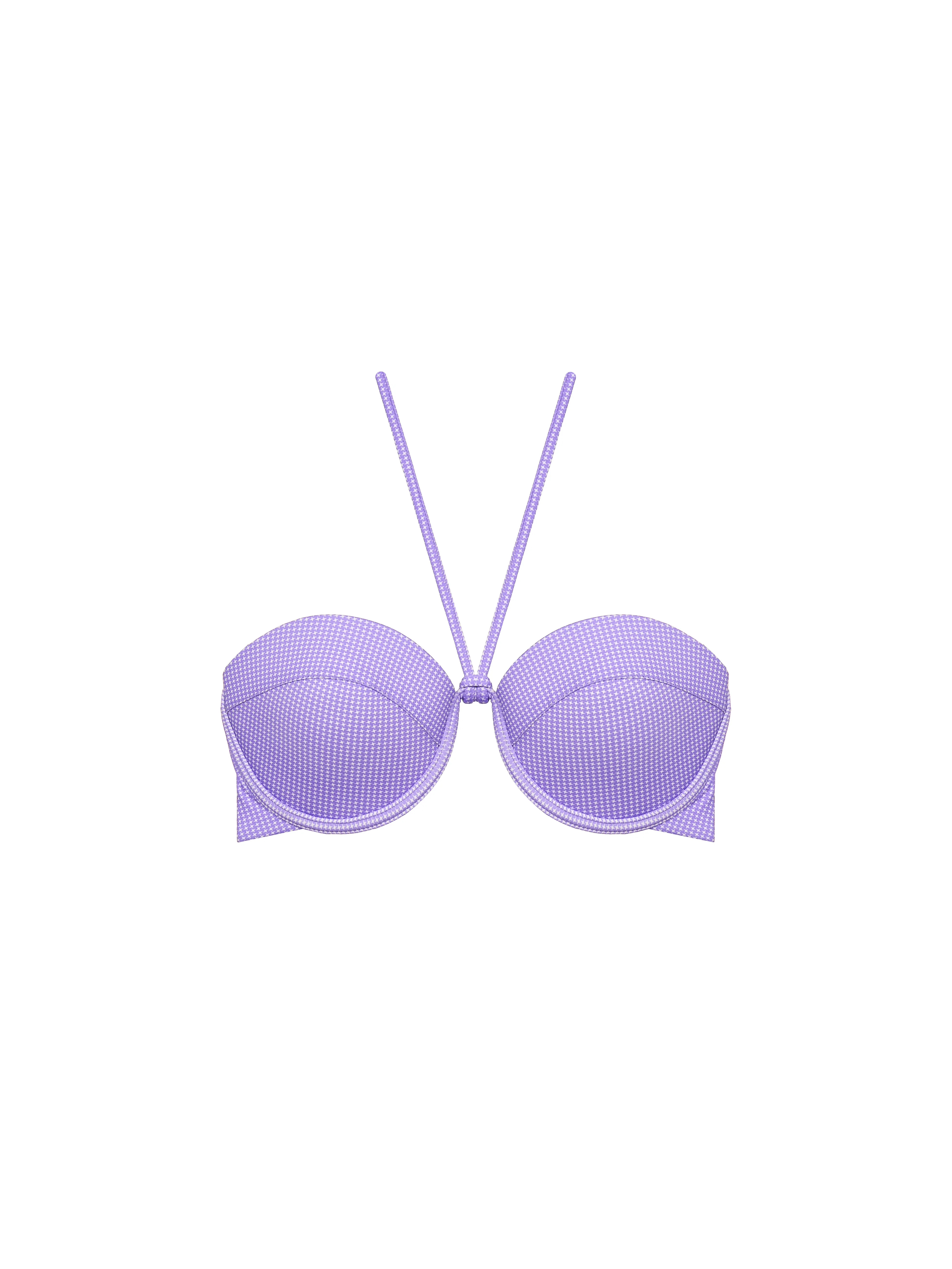 Violet (Microcheck) Tops
